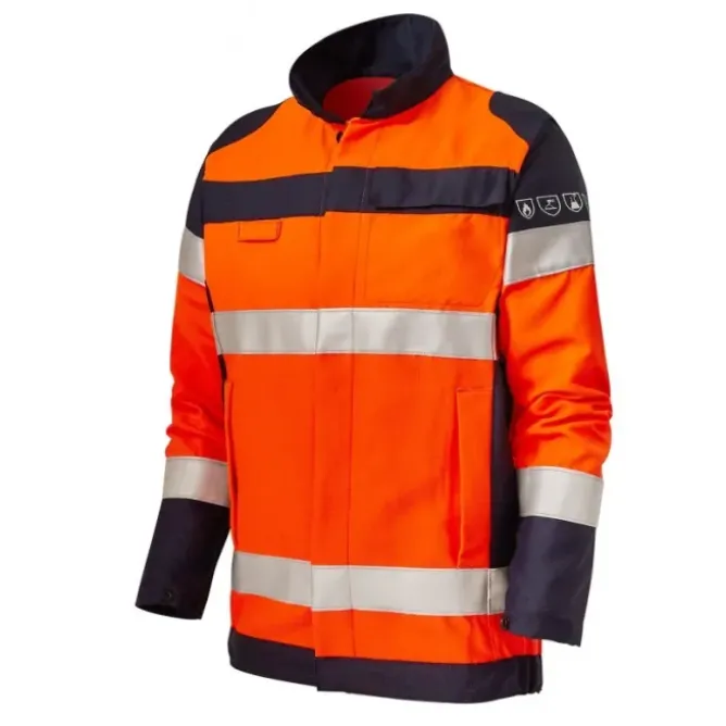 Giubbotto da Lavoro Multirischio Alta Visibilità Multitasche Molinel Roady Safeline SAFEBN88ASO/NA
