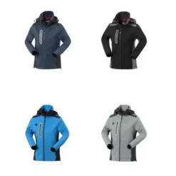 Giubbotto da Lavoro Softshell Multitasche Impermeabile con Cappuccio da Donna Rossini Smarty Lady HH639