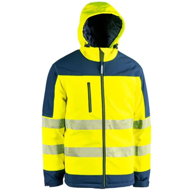 Giubbotto da Lavoro Sottozero Elmas Alta Visibilità Softsh bicolore AVW800