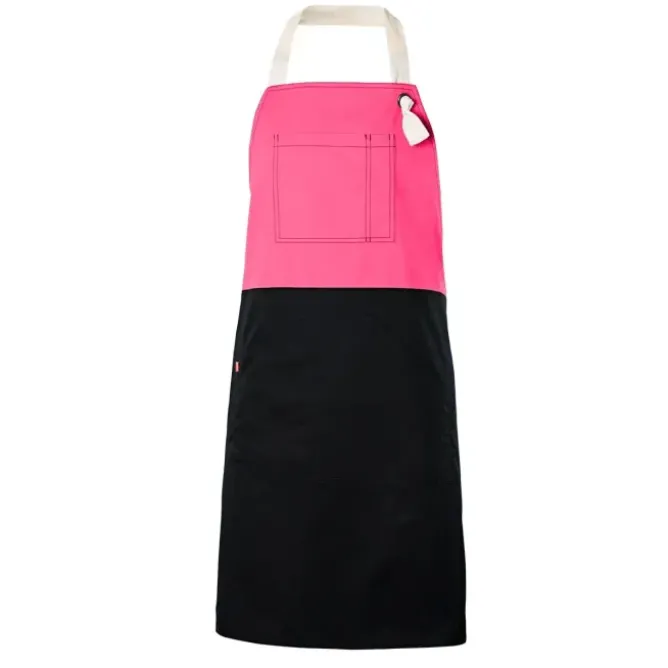 Grembiule bicolore con Pettorina da Lavoro Multitasche Velilla 404210B