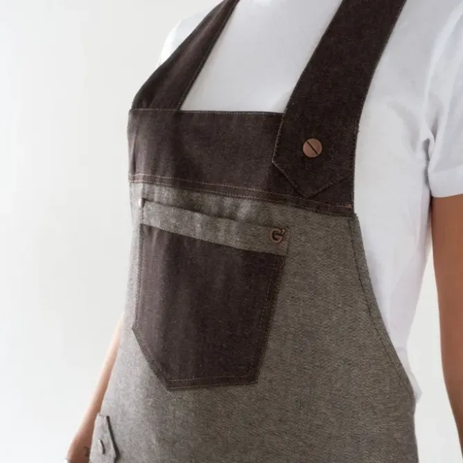 Grembiule da Lavoro 100% Cotone Multitasche Giblor's Luna Lady 22P01H069