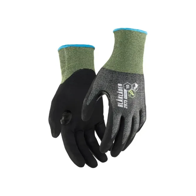 Guanti da Lavoro Blaklader rivestito in nitrile antitaglio livello B 2973147099007