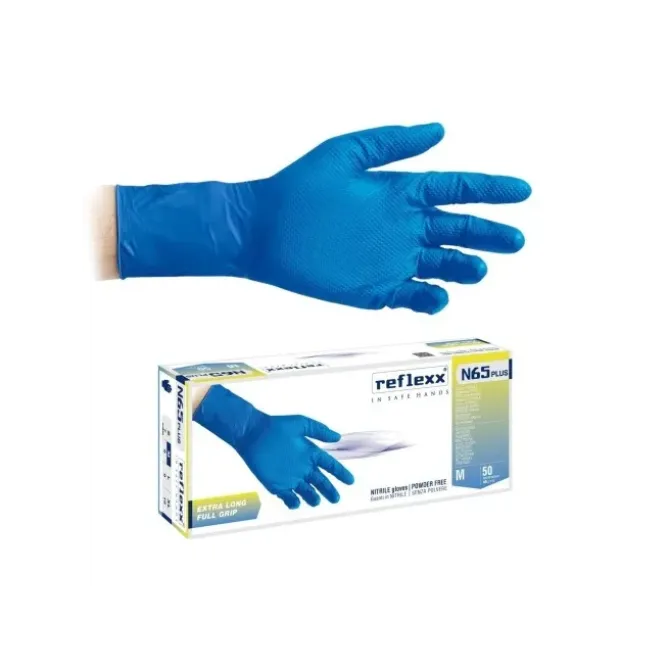 Guanti da Lavoro in Nitrile con Grip Reflexx N65