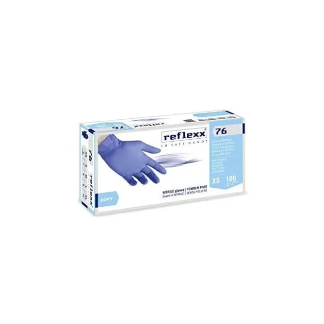 Guanti in Nitrile Soft Reflexx 76