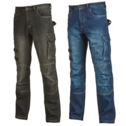 Jeans da Lavoro Multitasche Stretch U-Power Pepper ST391