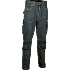 Jeans da Lavoro Stretch Elasticizzati Multitasche Cofra Barcelona V152-0-00