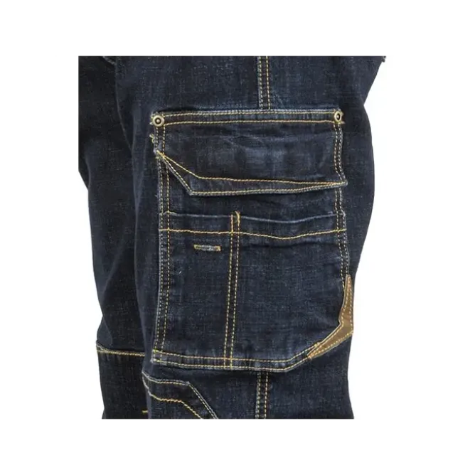 Jeans da Lavoro Stretch Elasticizzati Multitasche Cofra Quarteira V496-0-00
