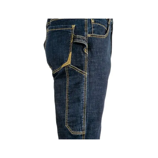 Jeans da Lavoro Stretch Elasticizzati Multitasche Cofra Cabries V495-0-00