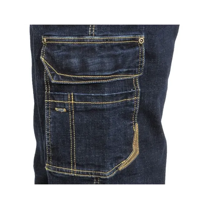 Jeans da Lavoro Stretch Elasticizzati Multitasche Cofra Cabries V495-0-00