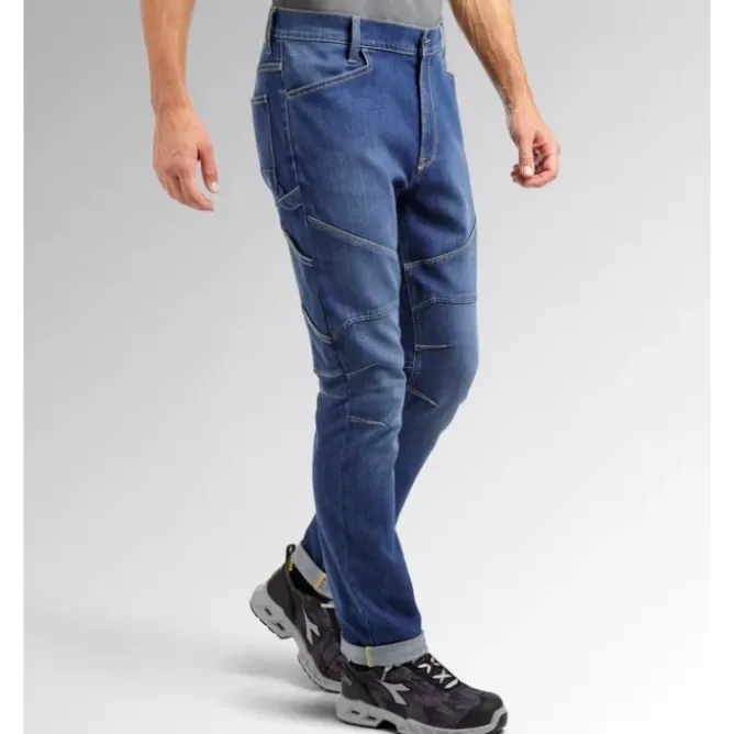 Jeans da Lavoro Stretch Multitasche Diadora Stone Ergo 702.179829