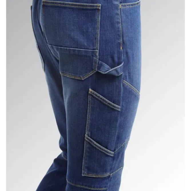 Jeans da Lavoro Stretch Multitasche Diadora Stone Ergo 702.179829