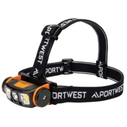 Luce Frontale USB Per Berretto da Lavoro con sensore di movimento a LED Portwest PA76