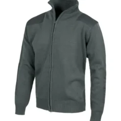 Maglione a collo alto chiusura intera in nylon - Workteam