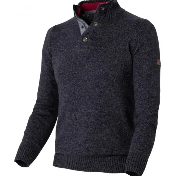 Maglione collo alto da Lavoro 100% Cotone Molinel Denim 0309.9999.147