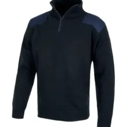 Maglione sportivo collo alto chiusura mezza zip - Workteam
