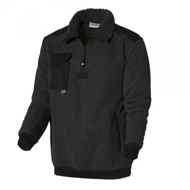 Maglione zip corta da Lavoro Multitasche Molinel New Scandik 1703.6095.026