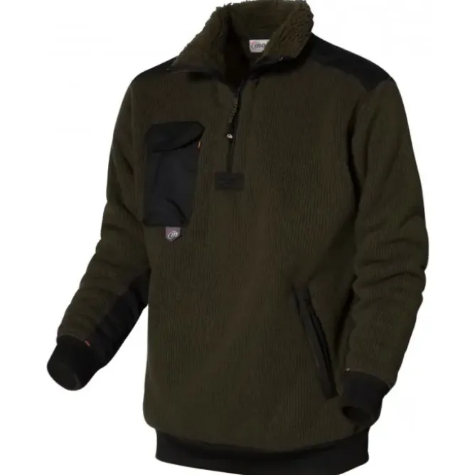 Maglione zip corta da Lavoro Multitasche Molinel New Scandik 1703.6095.026