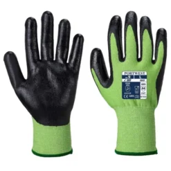 12 Paia - Guanti ANTITAGLIO Livello 5 spalmati in nitrile in HDPE e fibra di vetro - FOODSAFE