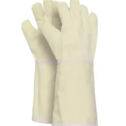 5 Paia - Guanti da lavoro Anticalore Aramidici cm 38- Issa Line 07291
