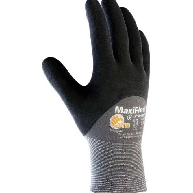 12 Paia - Guanti da Lavoro ATG Maxiflex Ultimate in Nitrile 34-875
