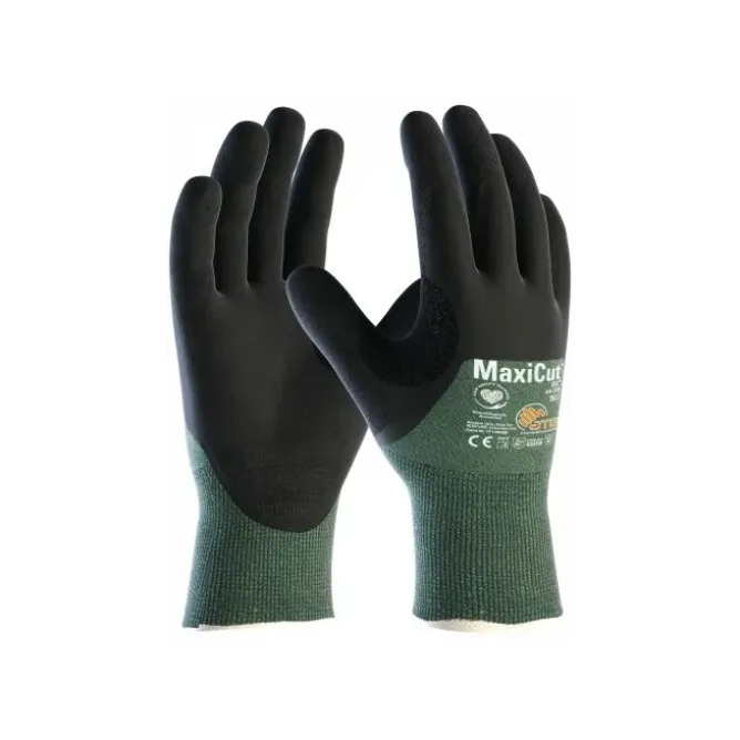 12 Paia - Guanti Da Lavoro ATG Maxicut Oil In Nitrile 44-305