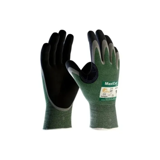 12 Paia - Guanti Da Lavoro ATG Maxicut Oil In Nitrile 34-304