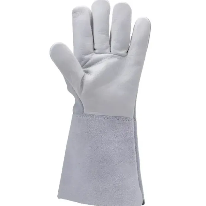 12 Paia - Guanti Da Lavoro Coverguard In Pelle Euroweld MO2524 Saldatore