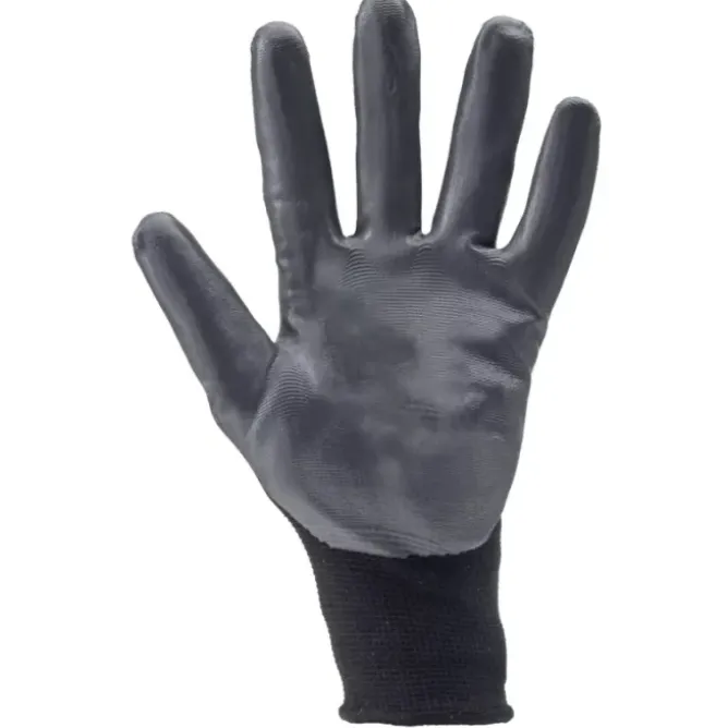 12 Paia - Guanti Da Lavoro Coverguard In Nitrile Eurolite 1NIAB Rischi Meccanici