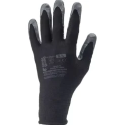12 Paia - Guanti Da Lavoro Coverguard In Nitrile Eurolite 1NIAB Rischi Meccanici