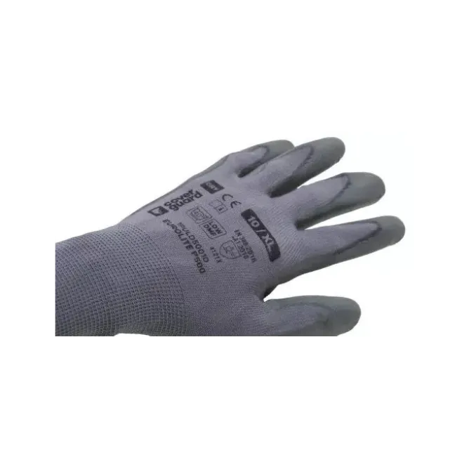 10 Paia - Guanti Da Lavoro Coverguard In Poliuretano Eurolite 1PULD50 Rischi Meccanici
