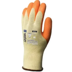 5 Paia - Guanti Da Lavoro Coverguard In Lattice Eurostrong 1LACO0P Rischi Meccanici