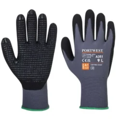 12 Paia - Guanti da Lavoro Dermiflex Plus - A351 Portwest