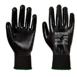12 Paia - Guanti da Lavoro Grip All-Flex - A315 Portwest