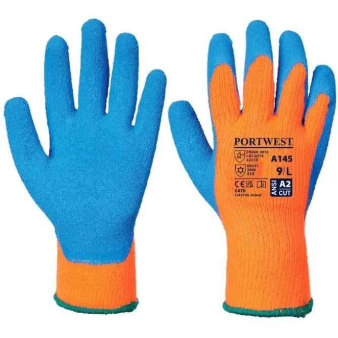 12 Paia - Guanti da Lavoro Grip Antifreddo - A145 Portwest
