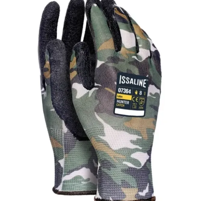 12 Paia - Guanti da lavoro Hunter Catch in Poliestere - Issa Line 07364