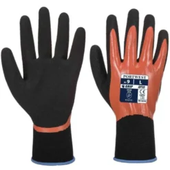 12 Paia - Guanti da lavoro Impermeabili e Antiscivolo - Doppio rivestimento in nitrile - AP30 Portwest