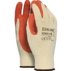 12 Paia - Guanti da lavoro in Poliestere e Cotone - Issa Line 07244