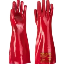 12 Paia - Guanti da Lavoro in PVC 35cm - A435 Portwest