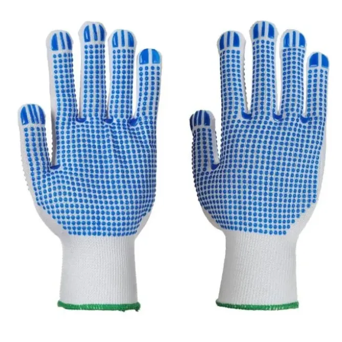 12 Paia - Guanti da Lavoro Polka Dot Plus - A113 Portwest