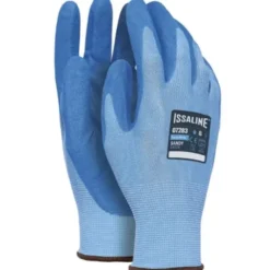 12 Paia - Guanti da lavoro Sandy Catch in Nitrile Foam - Issa Line 07283
