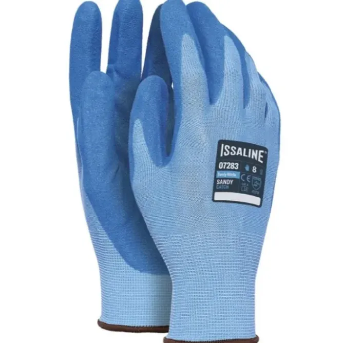 12 Paia - Guanti da lavoro Sandy Catch in Nitrile Foam - Issa Line 07283