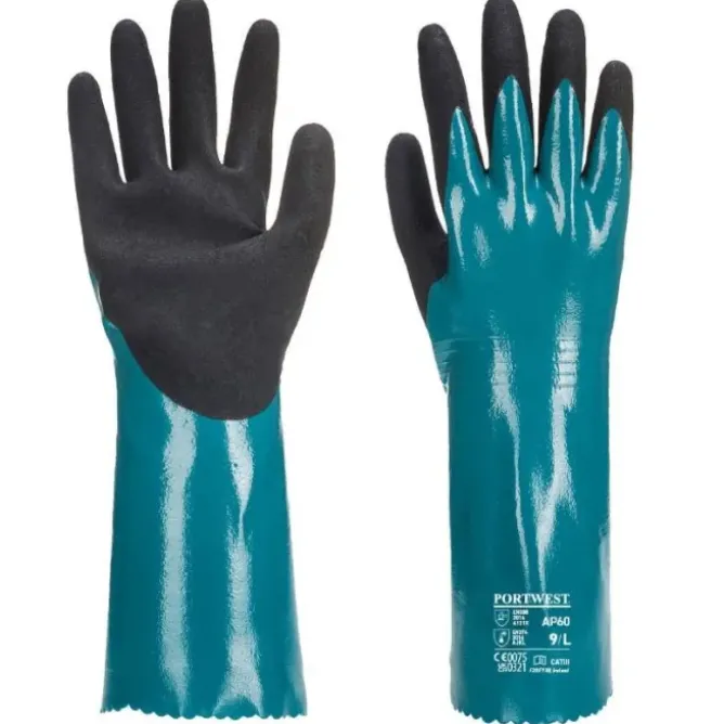 12 Paia - Guanti da Lavoro Sandy Grip Lite Gauntlet - AP60 Portwest