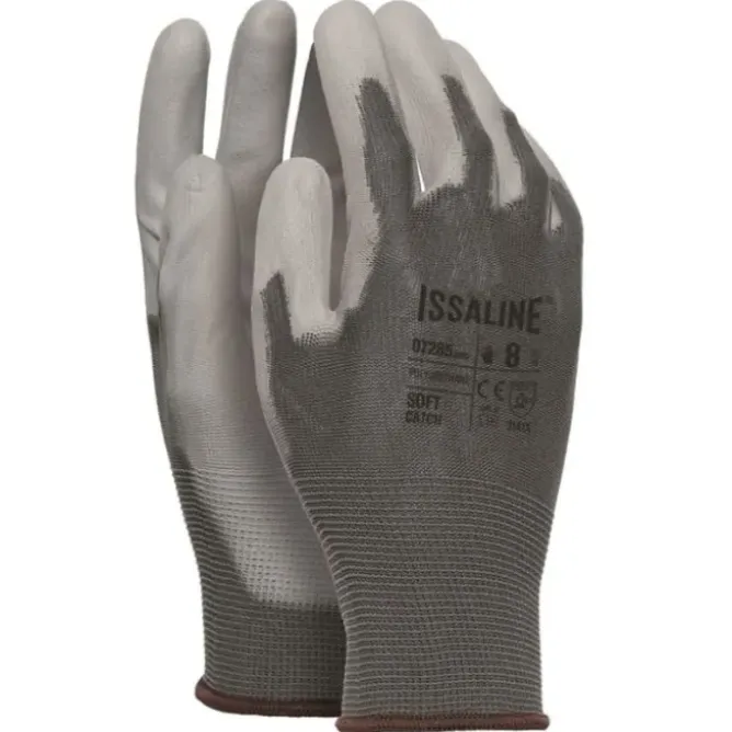 12 Paia - Guanti da lavoro Soft Catch Nylon - Issa Line 07285