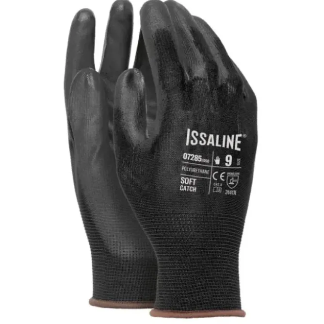 12 Paia - Guanti da lavoro Soft Catch Nylon - Issa Line 07285