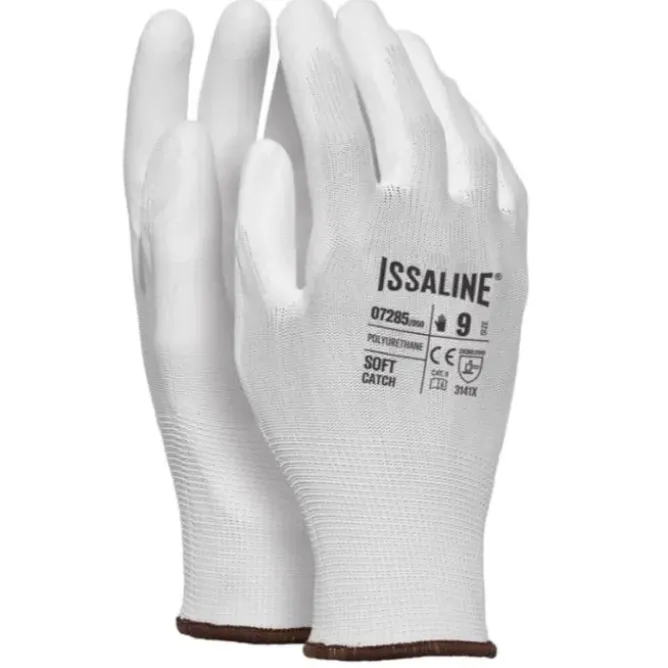 12 Paia - Guanti da lavoro Soft Catch Nylon - Issa Line 07285