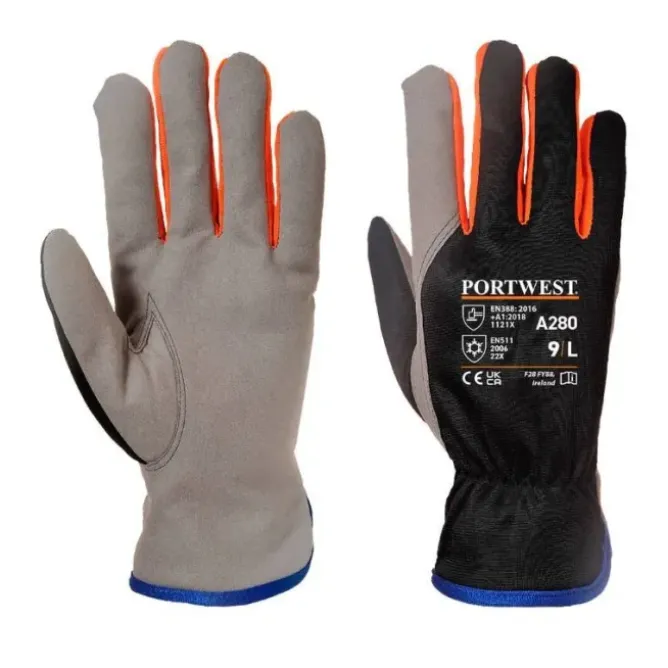 12 Paia - Guanti da Lavoro Wintershield - A280 Portwest