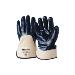 12 Paia - Guanti NBR con manichetta 7 cm. Dorso AREATO - 07260
