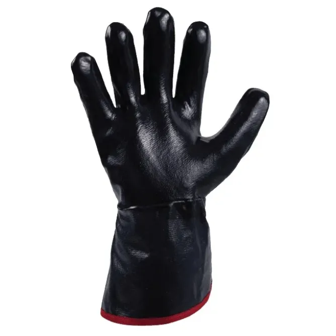 12 Paia - Guanti Showa 7199NC in Nitrile e cotone Jersey rinforzato sh7199NC