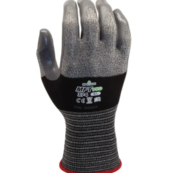 12 Paia - Guanti Showa rivestito in Nitrile 374 MFT PRO