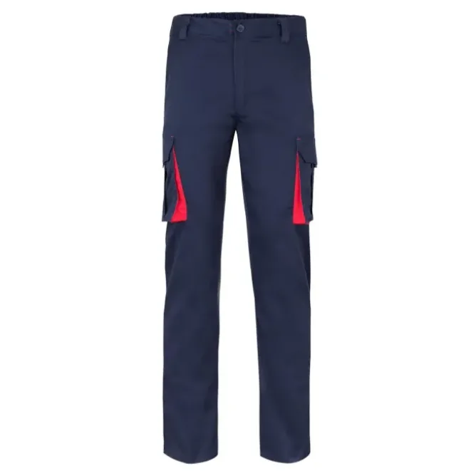 Pantalone bicolore da Lavoro Stretch Multitasche Velilla 103024S